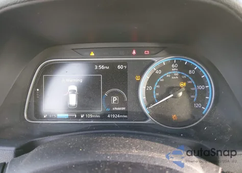 2019 Nissan Leaf Sl Plus z USA, uszkodzony, nr VIN 1N4BZ1CP5KC310519